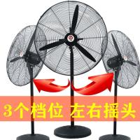 亿望(yiwang)工业风扇落地扇 工厂车间大型强力电风扇纯铜电机 摇头立式牛角扇 750壁扇塑叶