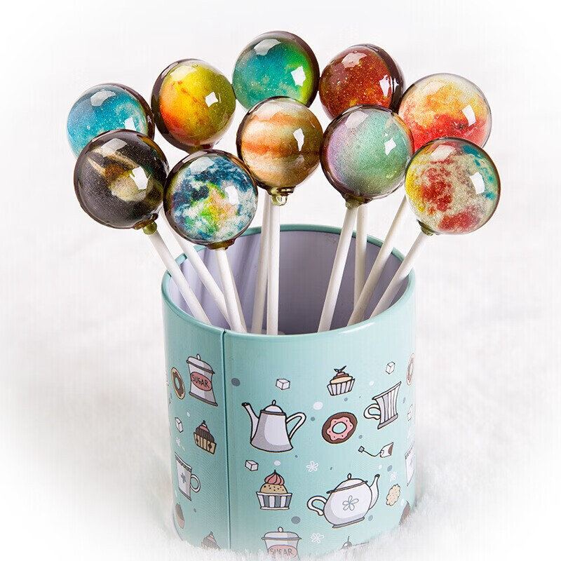 刻凡星空创意棒棒糖高颜值礼物万圣节糖果送女友180g礼盒装