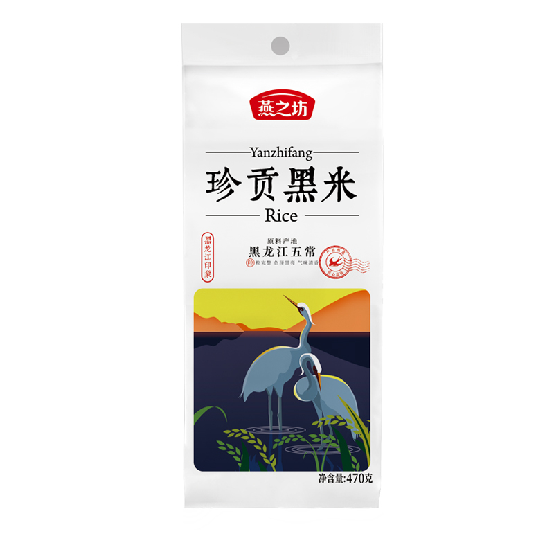 燕之坊珍贡黑米470g/袋