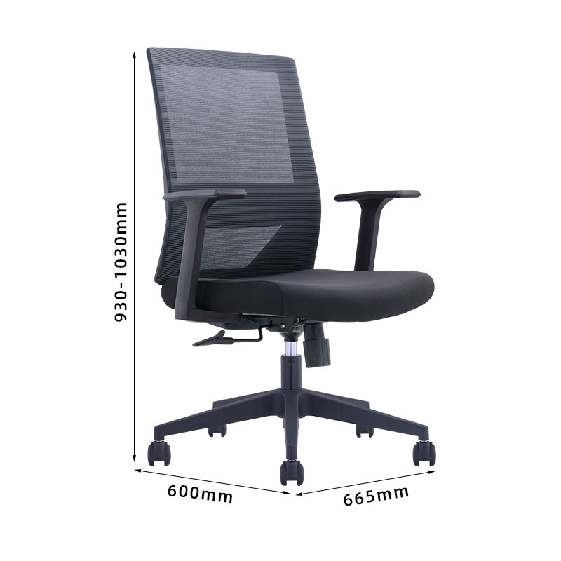 臻远 ZY-7442办公椅中背网椅职员椅会议椅电脑椅转椅高清大图