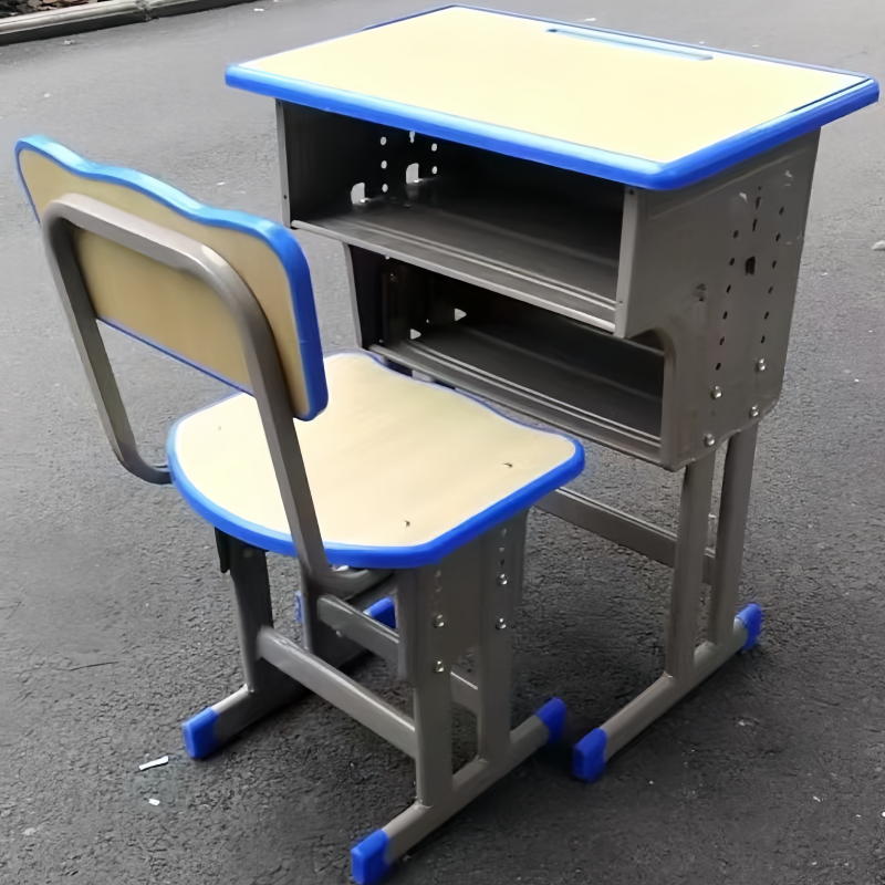 首指(SZ)双斗升降课桌椅/SZ-KZ013高清大图
