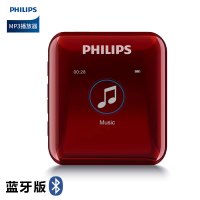 [送礼包]飞利浦 SA2816 MP3蓝牙音乐播放器 HIFI无损发烧母带级 有屏学生英语听力随身听 无内存插卡型 红色