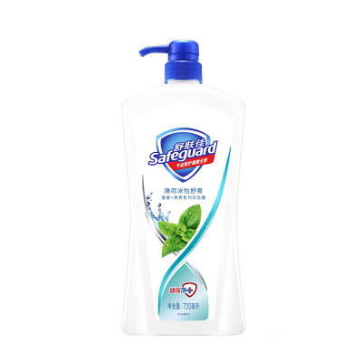 舒肤佳(Safeguard)薄荷冰怡舒爽沐浴露720ml泡澡 宝洁出品(新旧包装随机货)