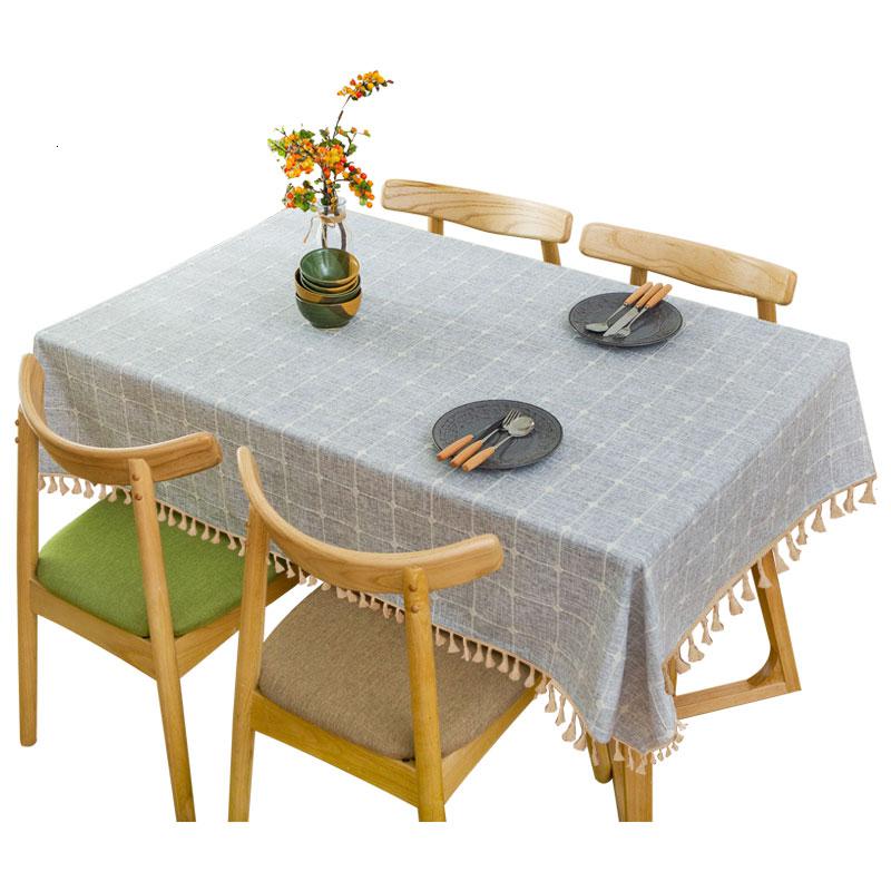 北欧风餐桌布艺现代简约茶几桌布棉麻小清新长方形台布正_745_72高清大图