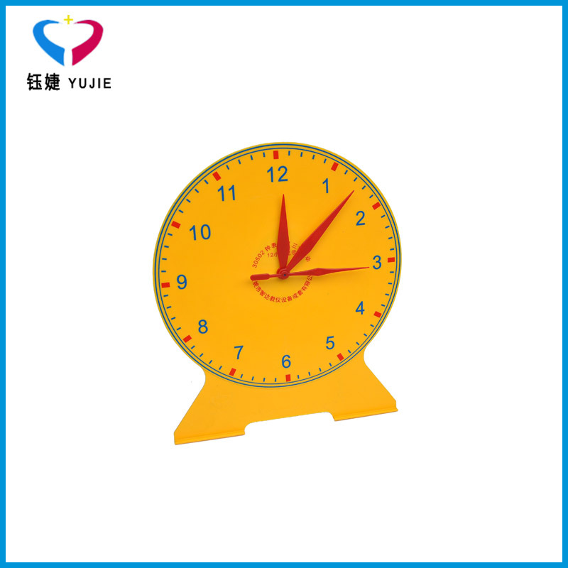 钟表模型一二年级小学生教学时钟教具24时三针联动儿童学习用品