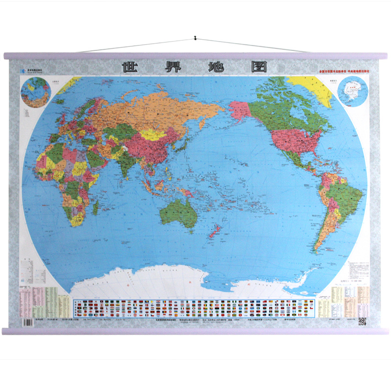 schoolchild 世界地图挂图1米 挂绳版
