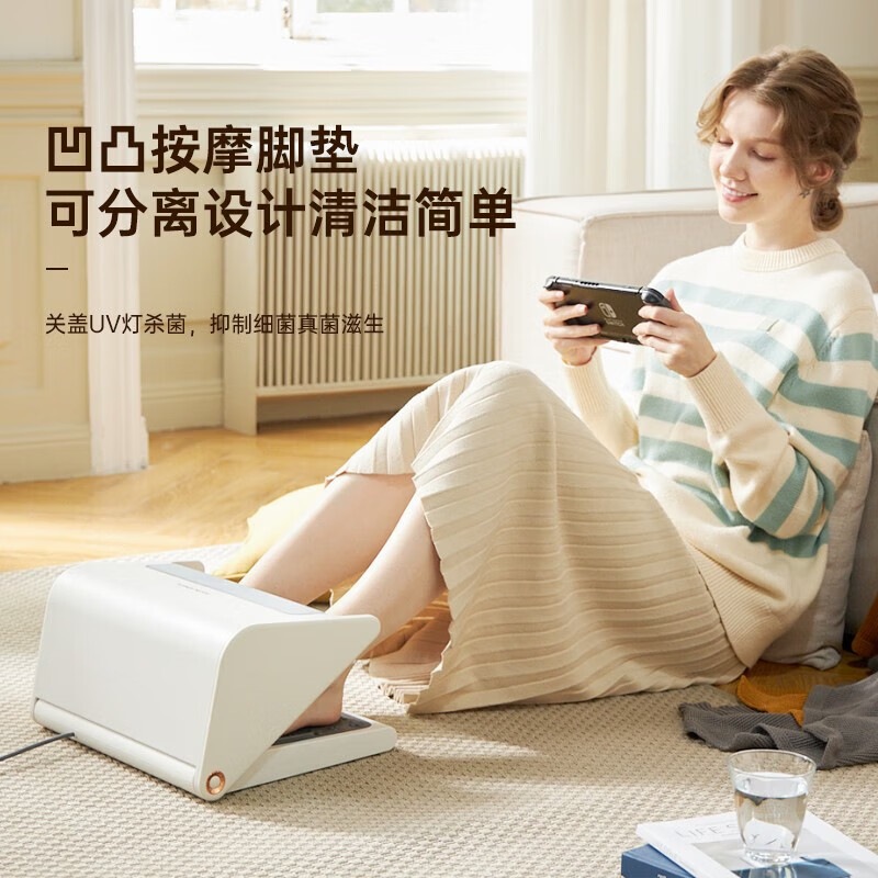 摩飞电器 暖脚器 家用取暖器暖脚神器 办公室暖脚宝暖腿电热垫加热脚垫桌下取暖器MR2025高清大图