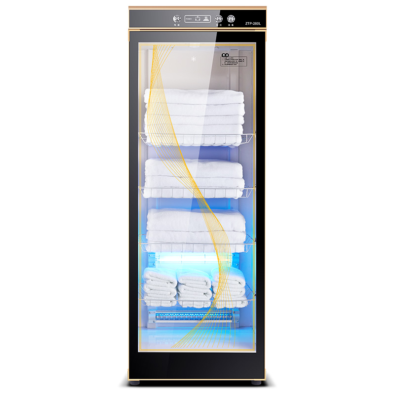 欢呼好太太 干毛巾消毒柜紫外线 ZTD280A-280 单开门家用商用台式立式美容院毛巾衣物餐具消毒柜 大容量毛巾柜