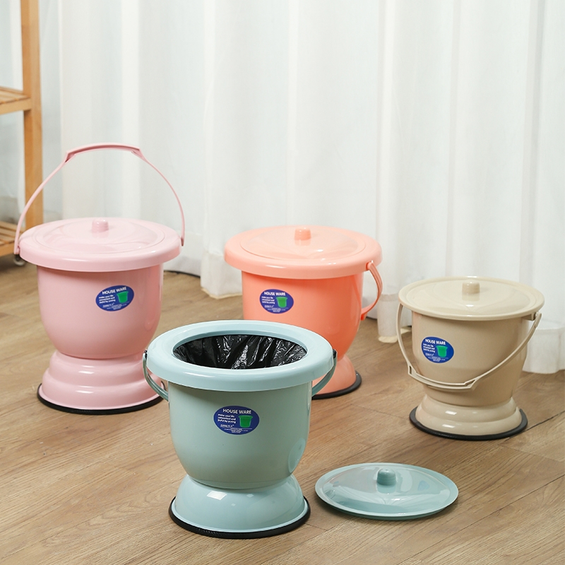 回固孕妇尿桶大人家用防臭女卧室老人小便器起夜尿壶痰盂尿盆防滑带盖