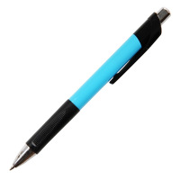 得力(deli)S303蓝色按动圆珠笔中油笔0.7mm 新升级原子笔40支/盒