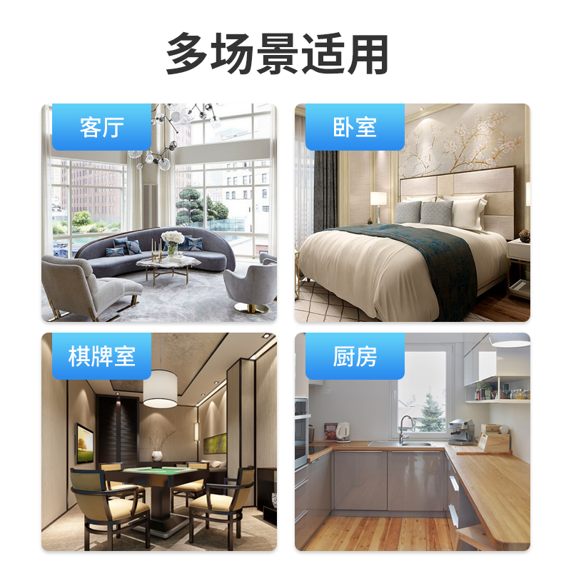 全塑方形排气扇换气扇静音排风扇 12寸开孔35*35cm全塑机箱带1米线