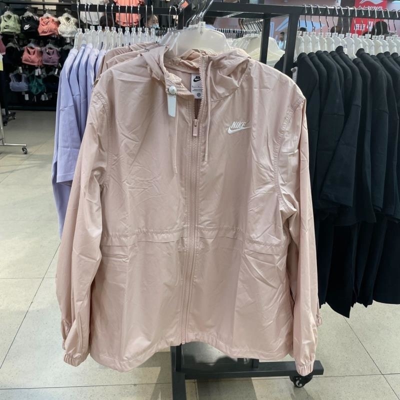 NIKE耐克连帽外套运动休闲舒适梭织女装夹克DM6179-601 DaR高清大图