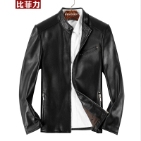 比菲力海宁真皮皮衣男皮衣男真皮皮夹克男机车服男士短款皮衣