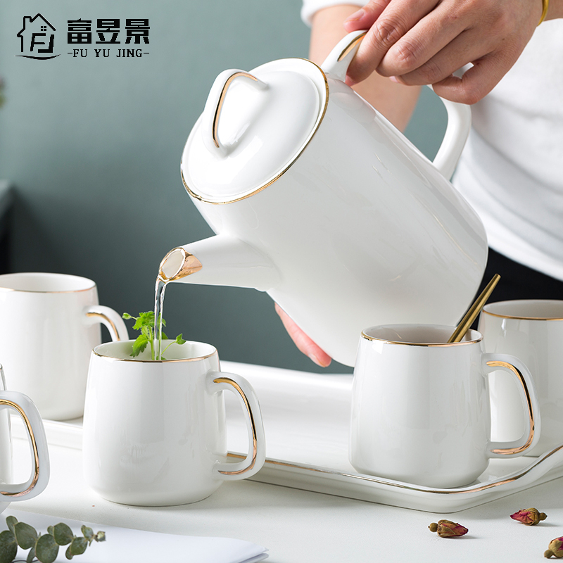 轻生活珍珠白 一壶六杯