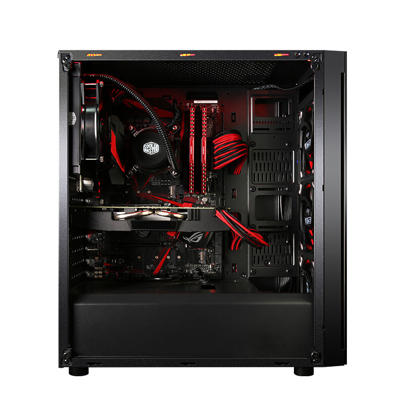 雷诺塔 六核I7 8700/GTX1060 5G/B360/120G台式吃鸡游戏电脑主机DIY组装机自营主机