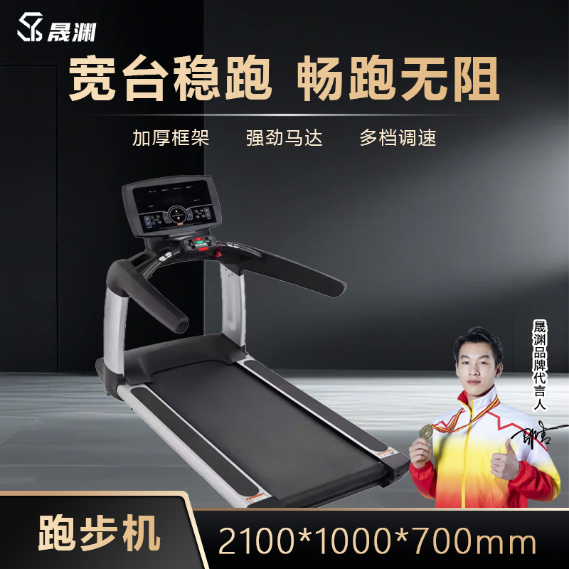 晟渊 智能跑步机室内折叠静音健身房专用器材触屏YT-8004