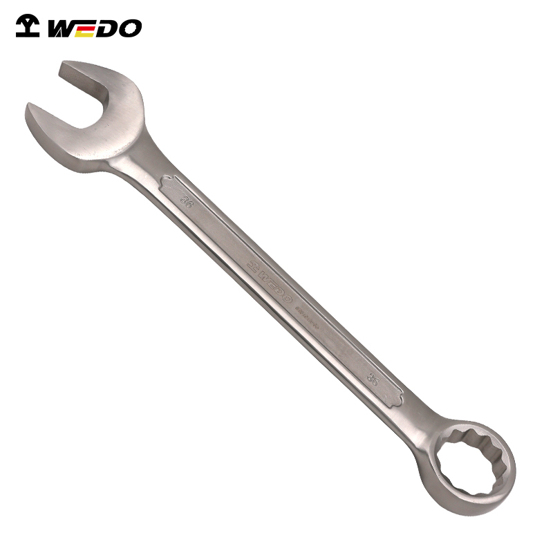 维度(WEDO) ST8101-22 呆梅两用扳手 420不锈钢 22mm 开口梅花扳手 （定制)高清大图