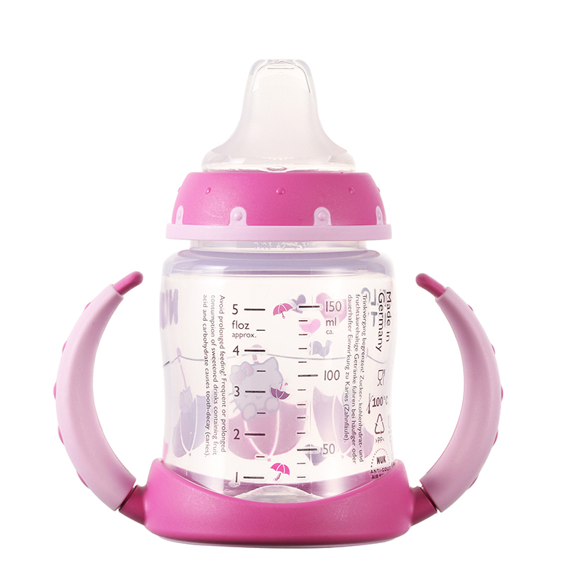 NUK PP宽口两用Hello Kitty印花学饮杯150ml 六个月以上适用(颜色随机)高清大图