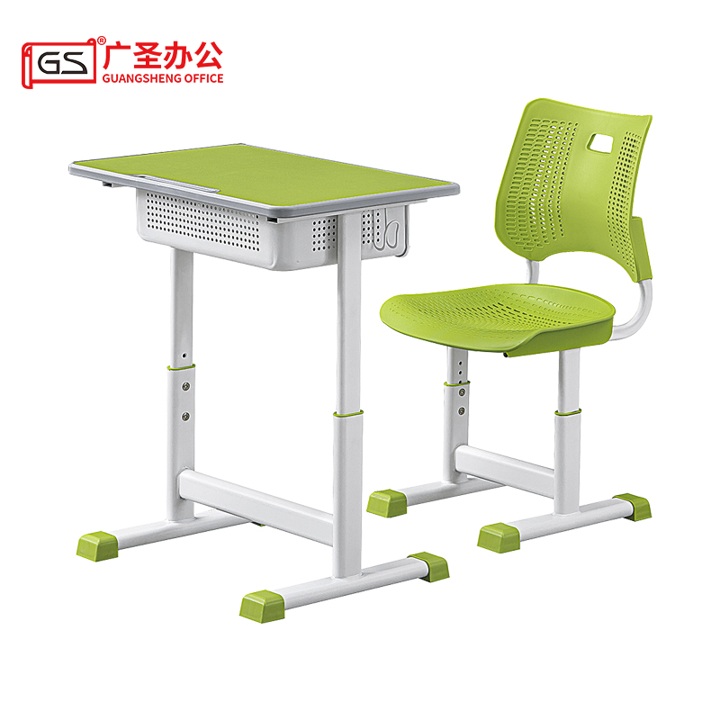 GS 学习桌培训桌椅教室 600*450*700mm1桌1椅高清大图