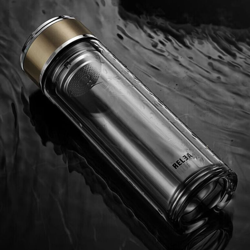 物生物茗爵玻璃杯320ML JV011919-0350-XB香槟金高清大图