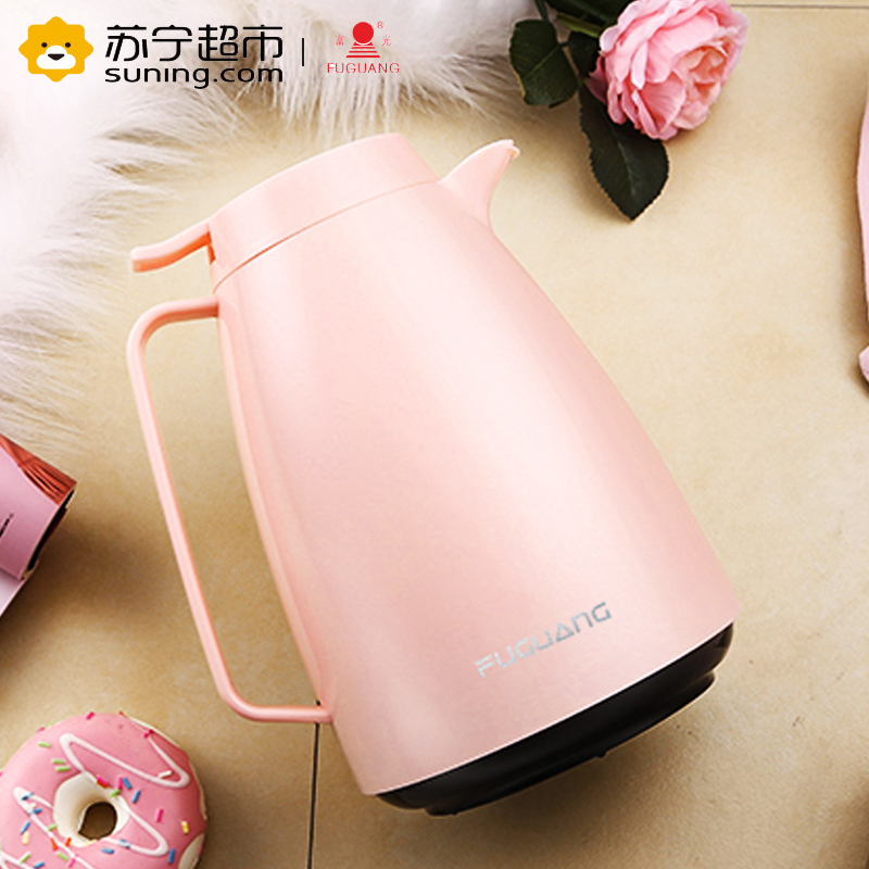 富光(FUGUANG)保温壶WFS1020-1500 1500ml 男女士带茶隔 便携创意双层泡茶玻璃水杯