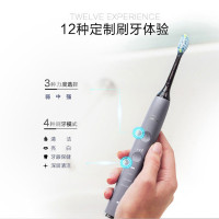 飞利浦(Philips)HX9903/41电动牙刷 智能声波震动 充电式 成人 通用 钻石美白 31000转/分 银灰色