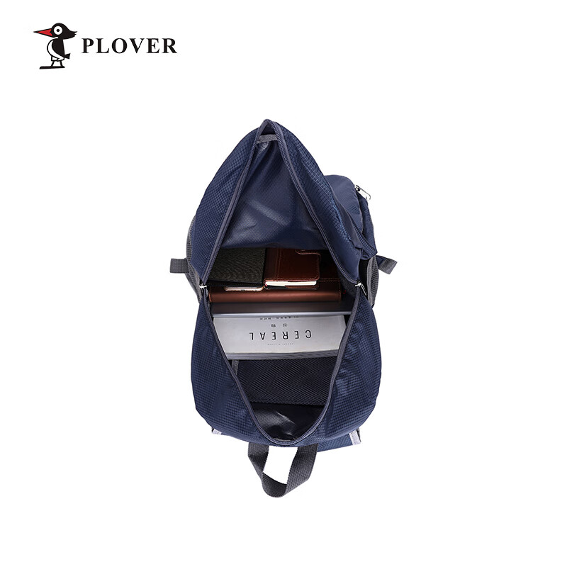 啄木鸟PLOVER轻便可折叠双肩背包深蓝色GD3612-L(个)高清大图
