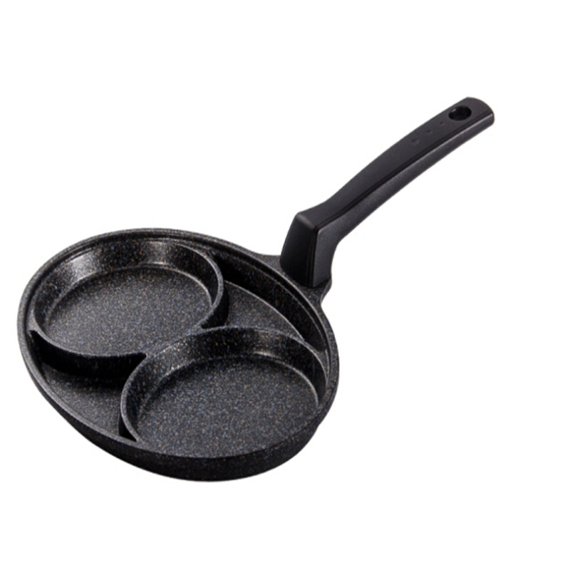 lacena 乐且娜韩国进口煎蛋锅 不粘锅平底煎锅迷你小煎锅双孔煎蛋模具