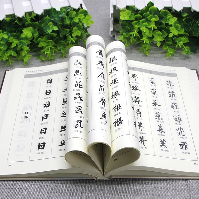 [正版]中华行书大字典常用字字汇 含王羲之 赵孟頫 米芾 文征明 欧阳询 褚遂良董其昌等行书字帖常用字偏旁部首查询中国