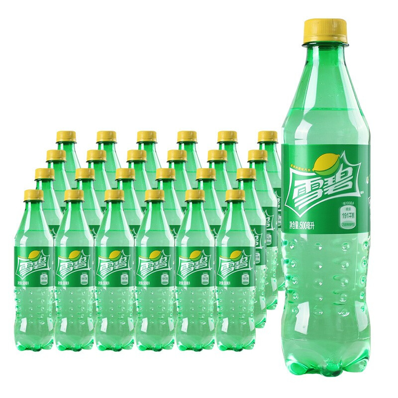 雪碧( sprite )500mlx24瓶整箱碳酸饮料