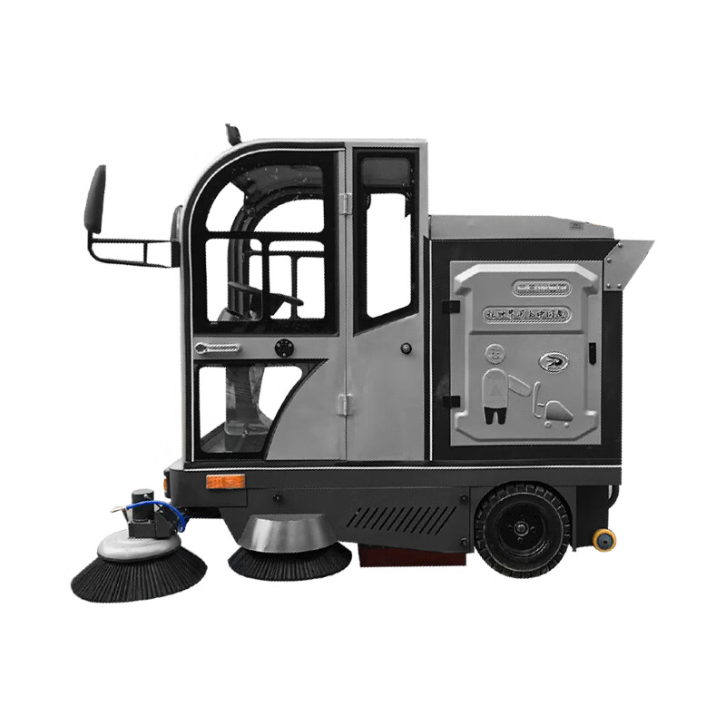 疆泰 全封闭驾驶式扫地机48V100A工业工厂扫地车户外道路清扫车小区物业环卫公路电动扫路车JT-S5高清大图