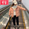 可莉允女童棉衣2022新款冬季加厚外套洋气女孩短款棉袄冬装儿童羽绒棉服