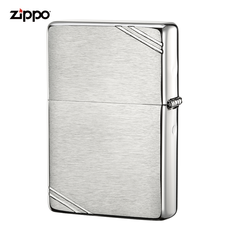 zippo芝宝打火机美国原装ZIPPO之宝防风煤油打火机古典切角沙子230-045109