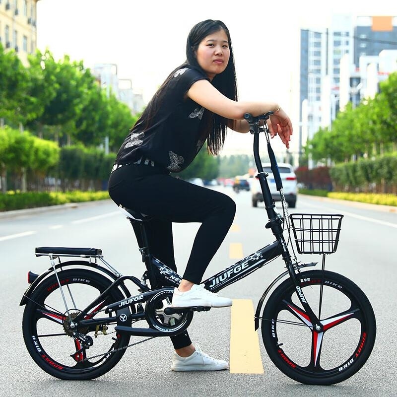 折叠自行车20寸超轻便携变速迷你公主单车高清大图