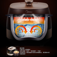 美的电压力锅 浓香鼎釜 中途加菜 WQH50C8 5L高压锅 微电脑按键式 IH电磁加热 预约功能