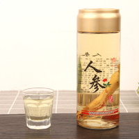 鸿洋山庄人参酒白酒长白山42度4瓶装整箱礼盒东北人参枸杞酒泡酒 30天左右发哈