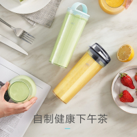 美的(Midea)MJ-LZ20Easy216便携式全自动随行杯 果蔬榨汁机旋钮式多功能迷你果汁机搅拌机350ML