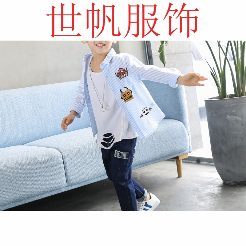 童男童仔裤2018款儿童裤秋款男孩长裤宽松韩版潮仔