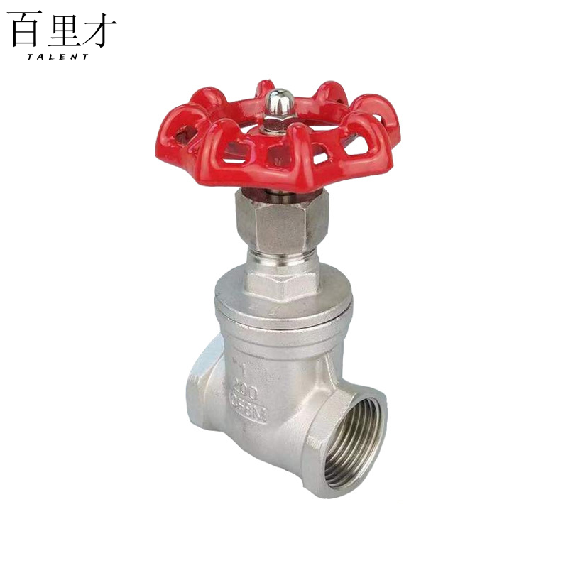 不锈钢丝扣闸阀Z15W-16P DN32 个高清大图