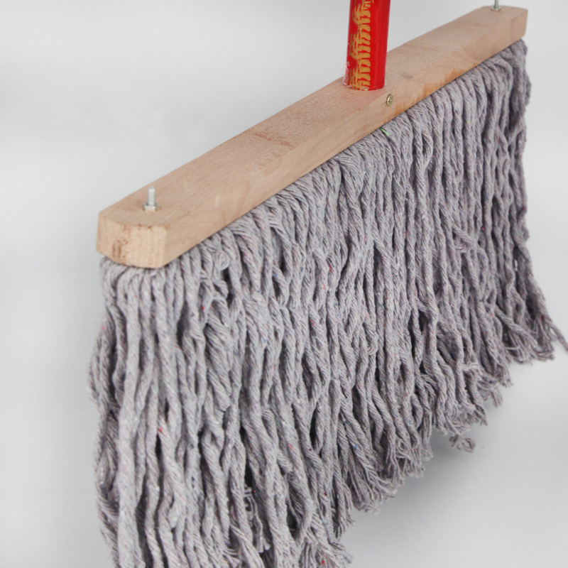未易加厚全棉线圆头拧水拖把墩布地拖普通家用酒店物业老式吸水拖