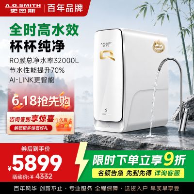 AO史密斯Q系列 家用净水器 R3000AB2-E 5年RO膜 全时高水效