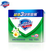 舒肤佳(Safeguard )金银花/菊花自然爽洁型香皂115g三块装