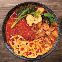 今麦郎 清油麻辣嫩牛自热火锅套餐 350g