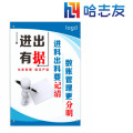 哈志友亚克力制度牌指示牌警示牌50*70cm