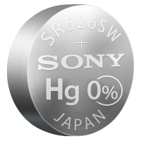 SONY索尼1.55V纽扣电池SR626SW（177/377/LR626/AG4）石英手表卡西欧天梭浪琴 2粒装