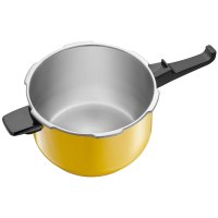 苏泊尔(SUPOR)悦目不锈钢压力锅 家用电磁炉燃气通用高压锅 20CM EY20ABW1 送隔热手套、硅胶汤勺