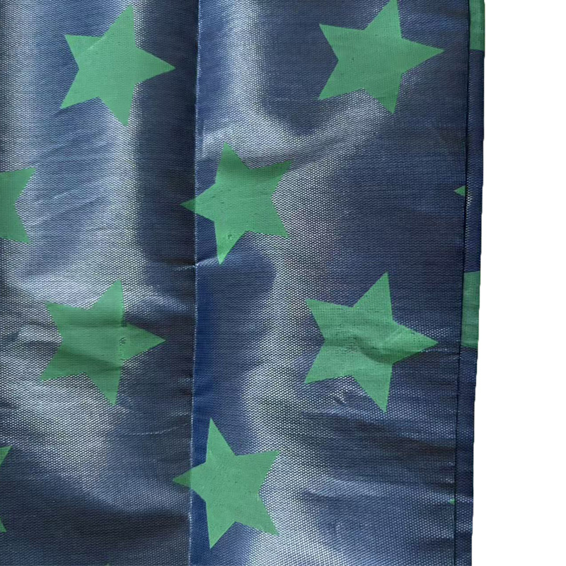 敏胤MYD-0101牛津布折叠手提袋36*52*8cm 印花 深蓝色高清大图