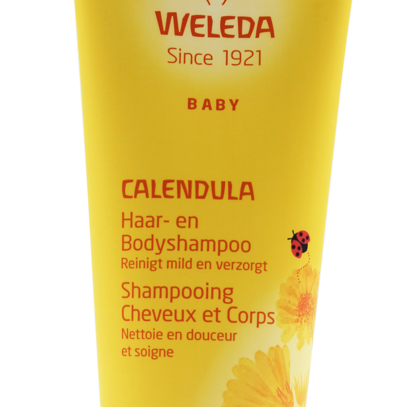 维蕾德(Weleda)金盏花婴儿儿童洗发沐浴露二合一200ml 温和清洁
