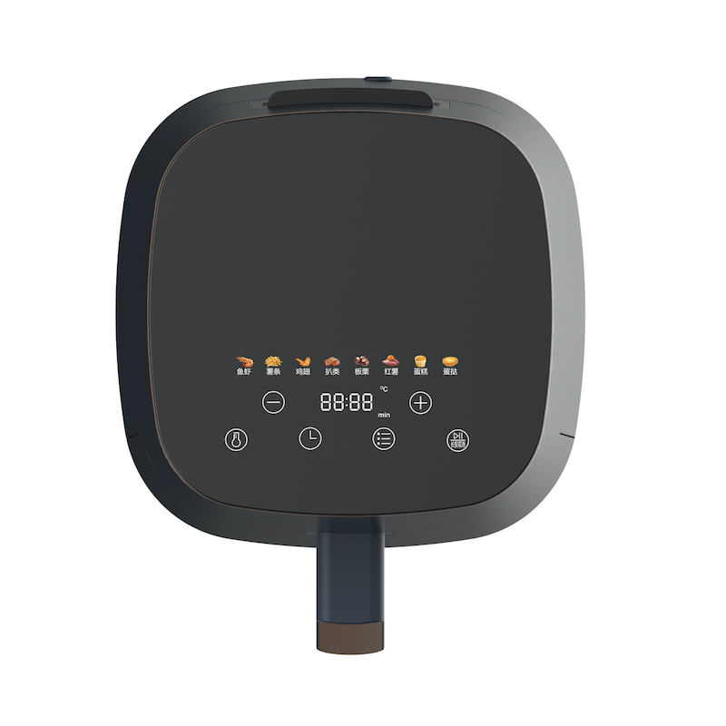 美的(Midea)MF-KZC4001空气炸锅 家用智能无 油煎炸锅多功能全息触屏4L容量不粘锅电炸锅高清大图