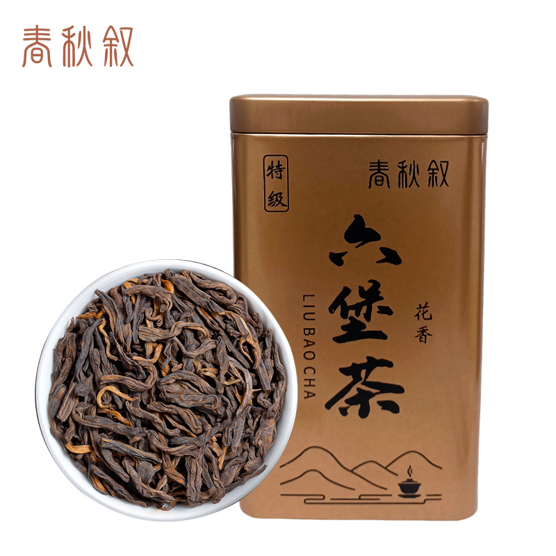 春秋叙 花香六堡茶(特级) 250g/罐高清大图